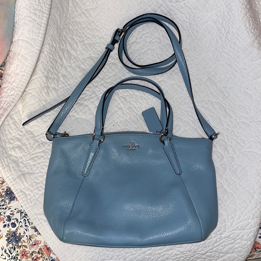 COACH blue crossbody
